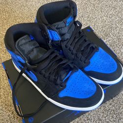 Black And Blue Men’s Air Jordan 1 Retro High Og Royal
