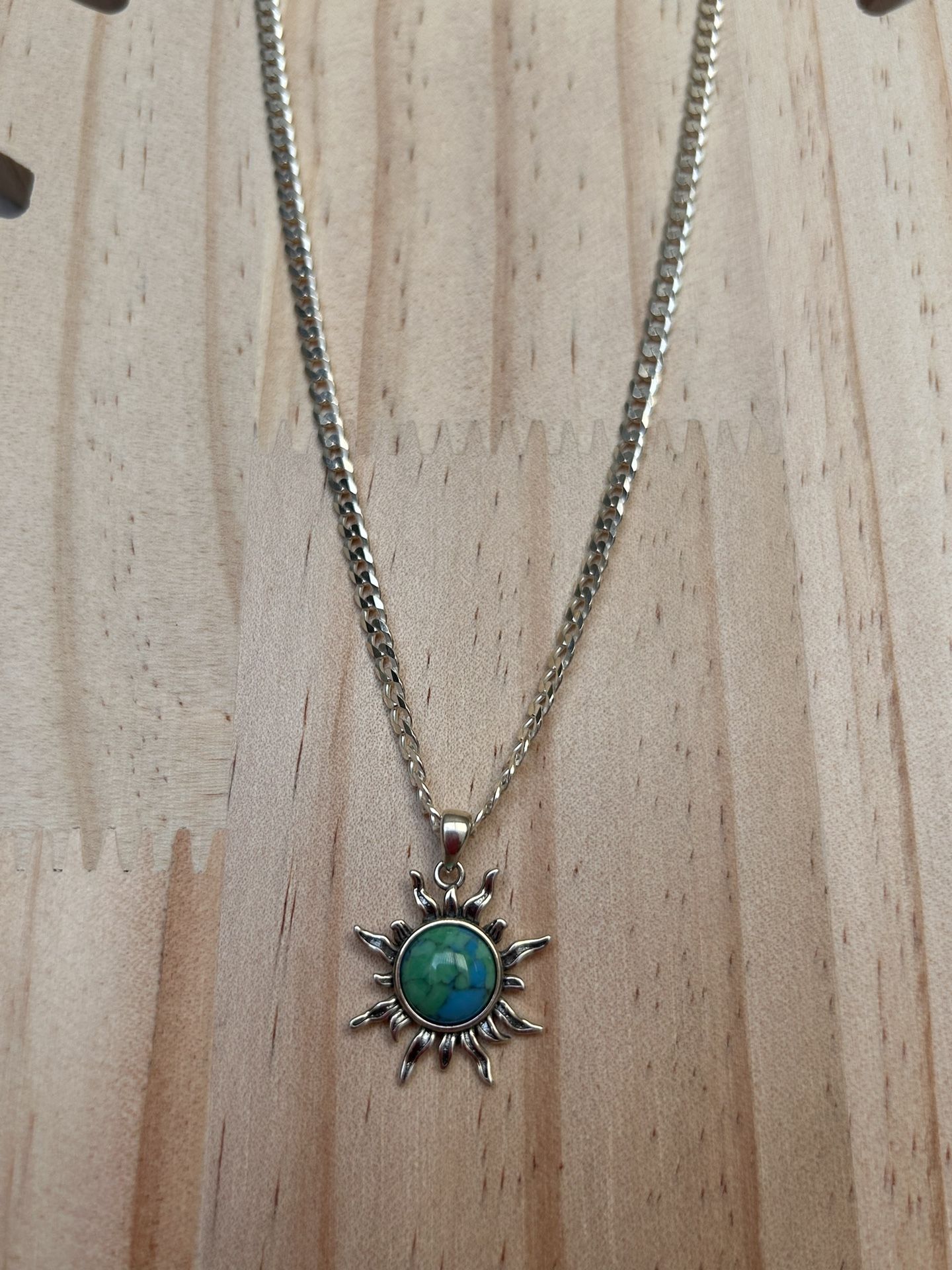 Silver Necklace With Pendant