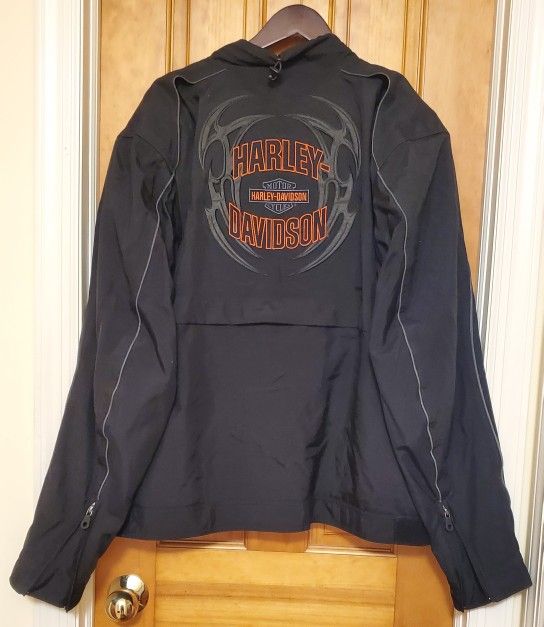 Harley Davidson Jacket XXL Mens Nylon w/pads