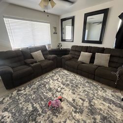 Dark Grey Couches
