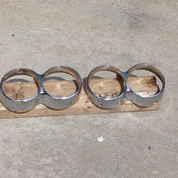 1965 LINCOLN HEADLIGHT BEZELS