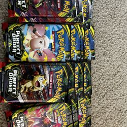 Pokémon mega evolution perfect order 18packs+sleeves