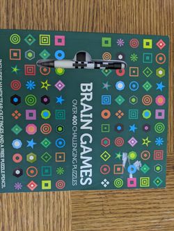 Brain games, over 400 challenging puzzles