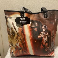 Star Wars Loungfly Leather Bag W R2D2 Coin Purse