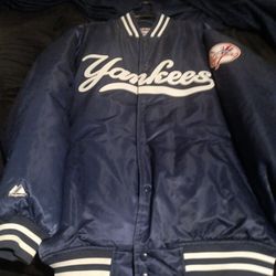 Majestic Yankees jacket.