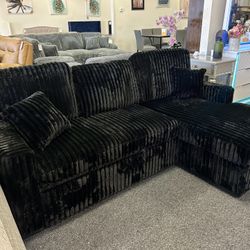 Corduroy Sleeper Sectional