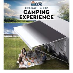 Shade Pro Awning Replacement Fabric RV 18’ NEW