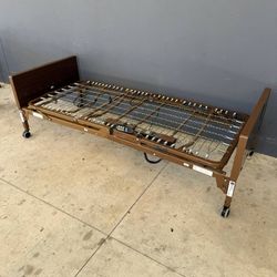 Medline Semi-Electric Hospital Bed – Homecare Adjustable Bed w/ Remote