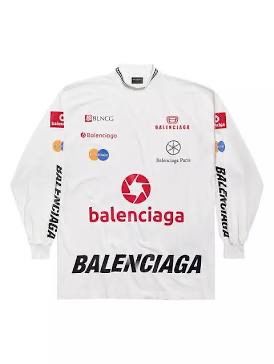 Balenciaga Top League Long Sleeve T-Shirt