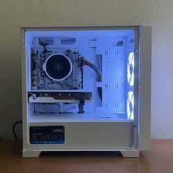 RX 5600XT / 3600 White Gaming PC w/ ARGB