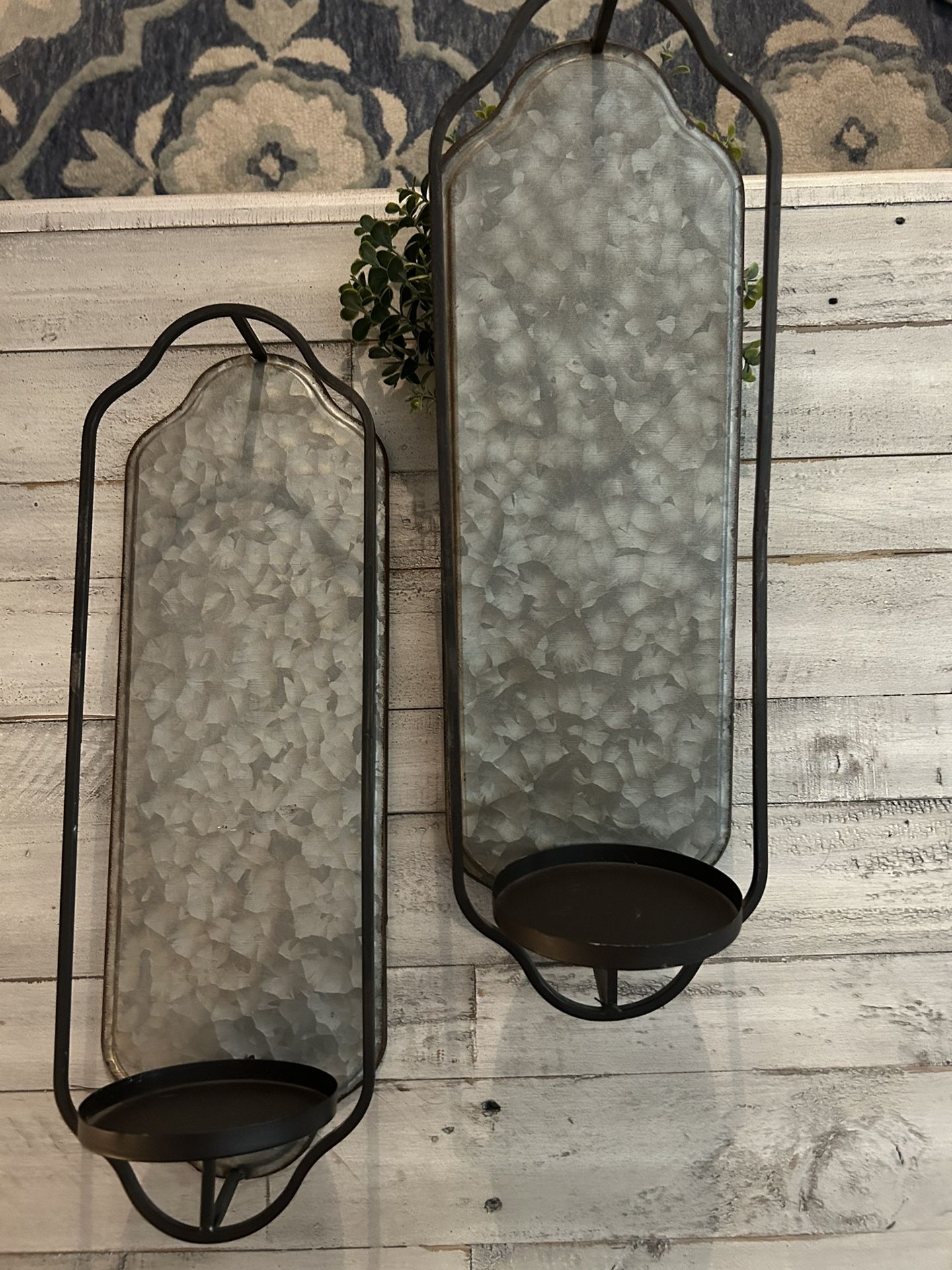Metal And Black Wall Sconces From Hobby Lobby for Sale in Englewood, CO