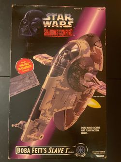 MIB SEALED KENNER Shadows of the Empire SLAVE-1 Boba Fett VEHICLE 1981 / 1996