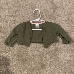 Baby Cropped Cardigan 3mo