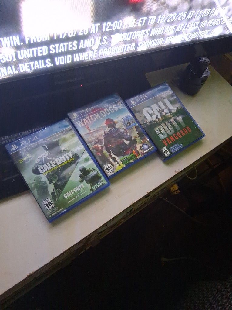 3 JUEGOS DE PS4!! POR 60$ 50# DOLARES 