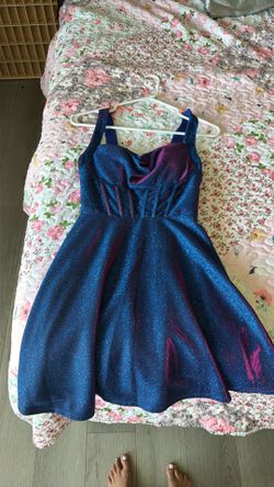 Blue short dress size 0