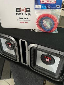 Plye 10” dual subwoofers 🔊package