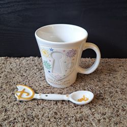Cute Disney Mug And Spoon