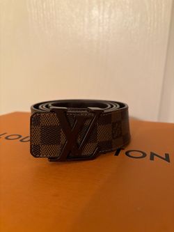 Louis Vuitton Damier Ebene LV Initiales Belt
