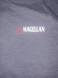 Magellan Outdoors Gray Classic Fit Fish Gear Long Sleeve Shirt