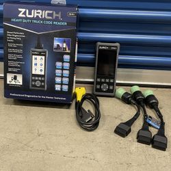 Zurich Heavy Duty Truck Code Reader with DPF Regen (Item 59435/ZRHD1)