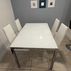Dining table with 4 chairs