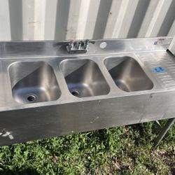 🔹 Eagle Group B5C-18 Fregadero Comercial Bajo Barra