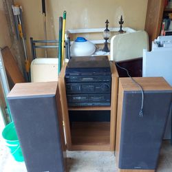 PANASONIC MODEL SG-HM22 COMPACT AUDIO SYSTEM WITH MODEL SB-ZR620 SPEAKER SYSTEM 