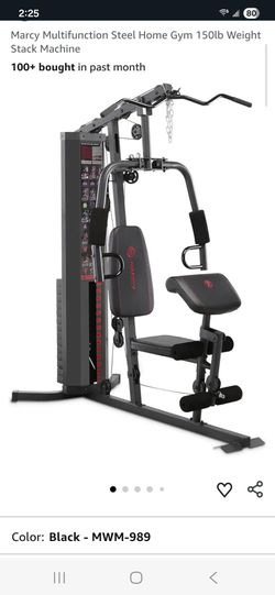 Marcy delux home gym with weights
