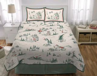 Grinch quilt set full/queen