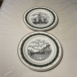 Rare vintage decor plates 
