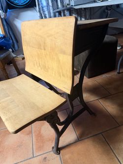 1930s folding school desk