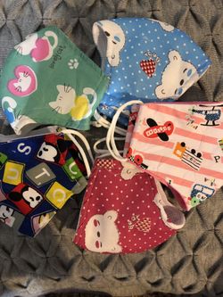 5 pcs cloth mask for adults