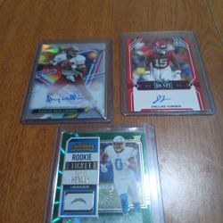 Dallas Turner, Doug Williams, Daiyan Henley Autos