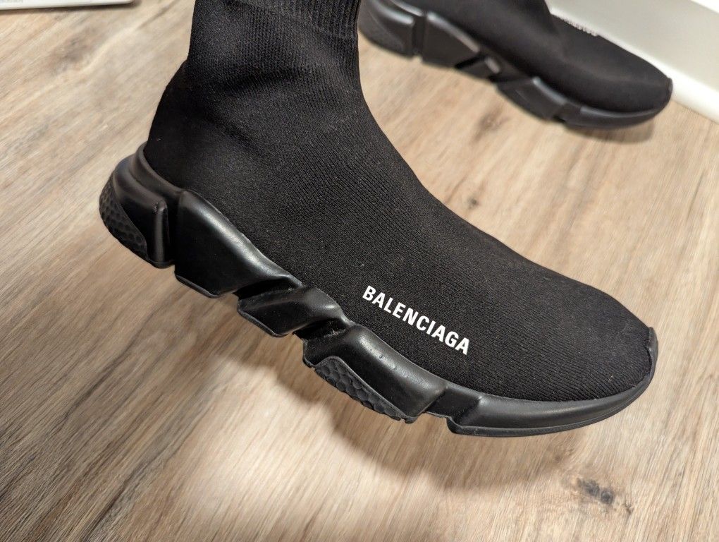 Balenciaga Black Shoe Sneakers