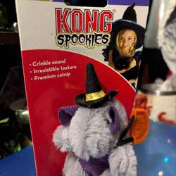KONG Halloween Cozie Pocketz Dog Toy- Cat
