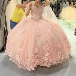 Pastel Pink Quinceañera Dress  