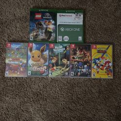 switch and x box 1 video games