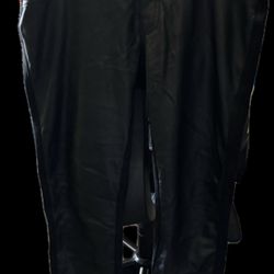 Ashley by 26 int Nordstrom Faux Leather Front Panel Long Leggings Size M 