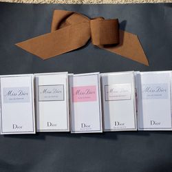 New Set of 5 Miss Dior Perfume Samples (Blooming Bouquet & More)