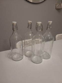 Ikea Water Bottles With Plastic Cork Caps