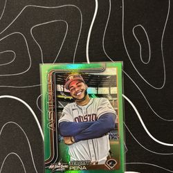 Jeremy Peña Astros Topps Green All-Star Game Card 28/99