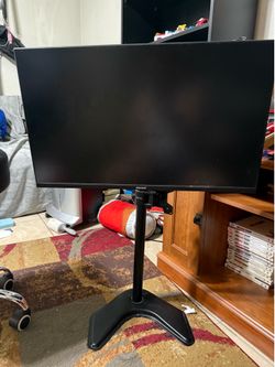 Dual monitor stand with Element Brand Monitor