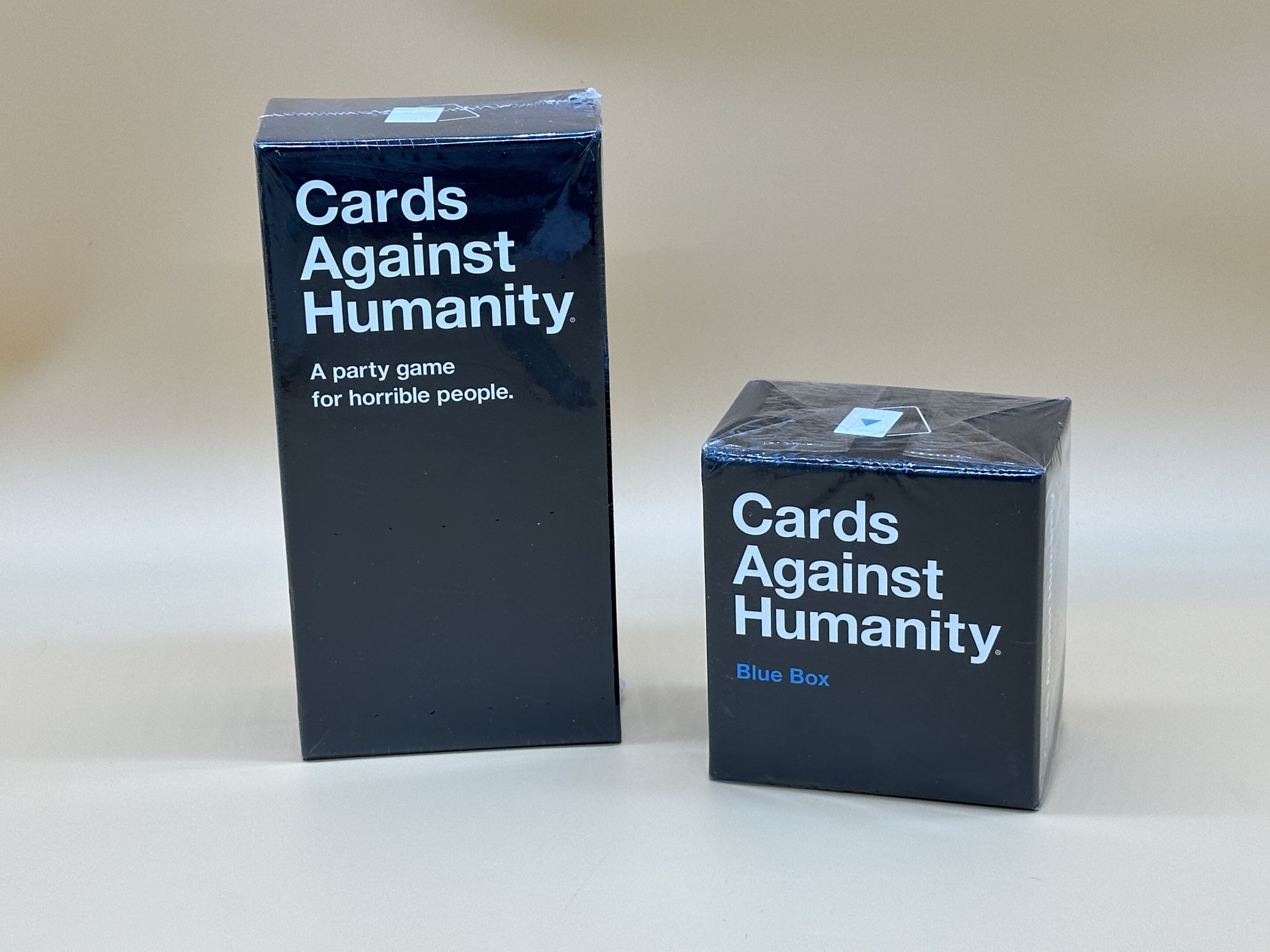 Cards Against Humanity A Game For Horrible People W/ Blue Expansion Pack