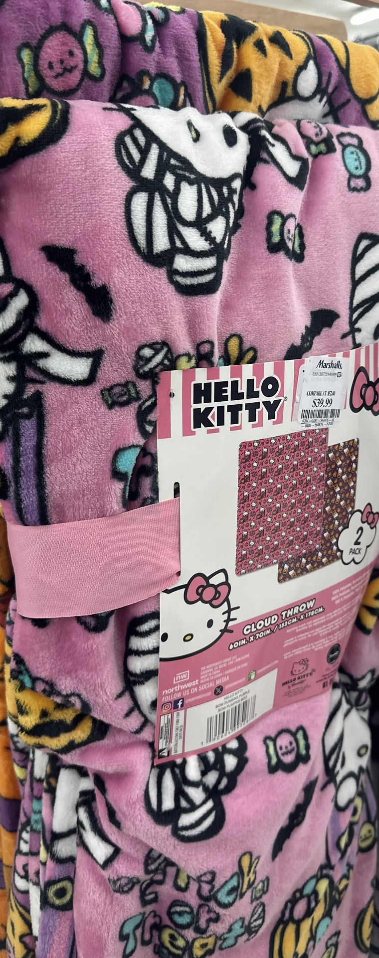 Hello Kitty Halloween Blanket