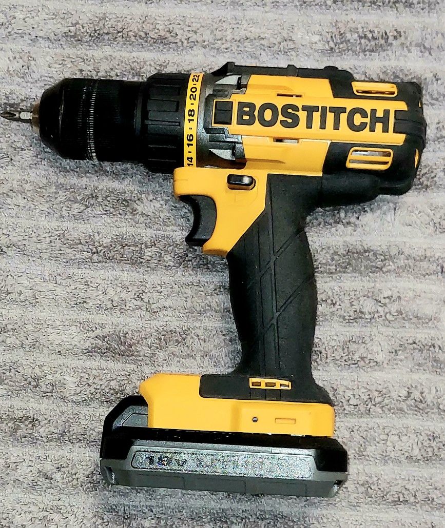Bostitch Drill/Driver And 18v Lithion Battery No Charger