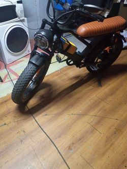 Fat Tire Electric Moped Bike