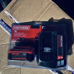 craftsman batter with charger 