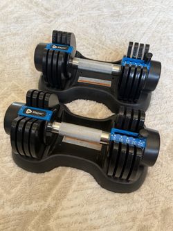 LifePro Adjustable Dumbbells – 5–25 lb Pair