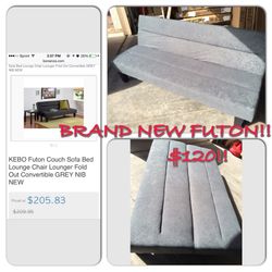 New futon!! Firm in price!!