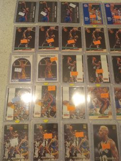 Dennis rodman 66 card lot !!